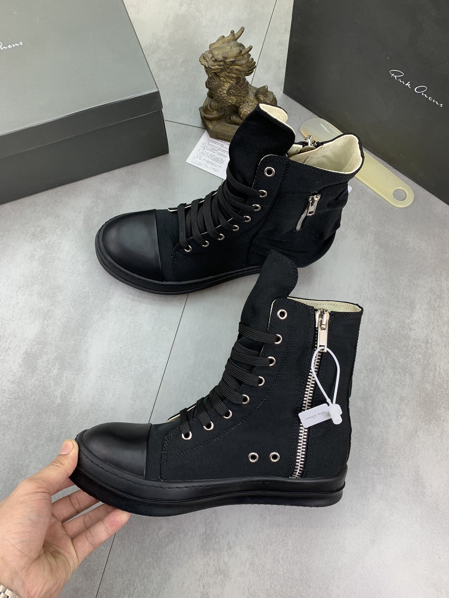 Men Women R*ICK OWENS Top SNEAKERS